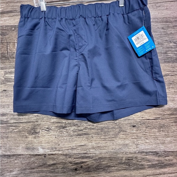 Columbia Pants - Columbia Navy Blue Athletic Omni Shade Womens Shorts Lightweight Elastic Waist